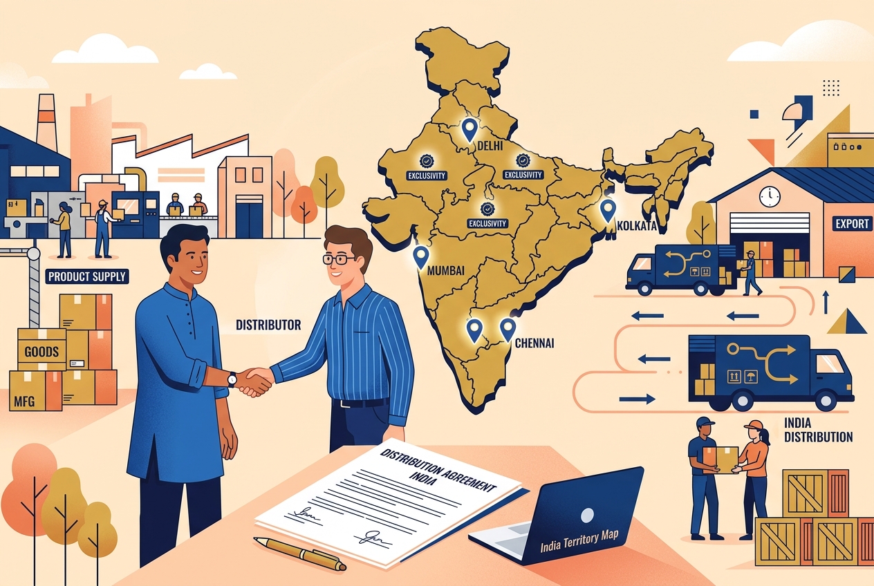 Distribution Agreement in India Key Clauses and Exclusivity