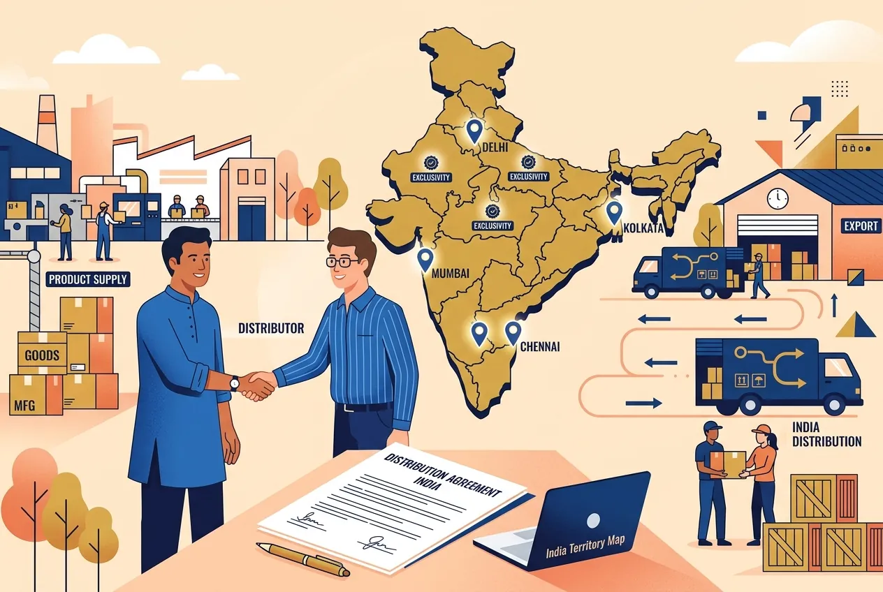Distribution Agreement India: Key Clauses, Exclusivity & Legal Guide