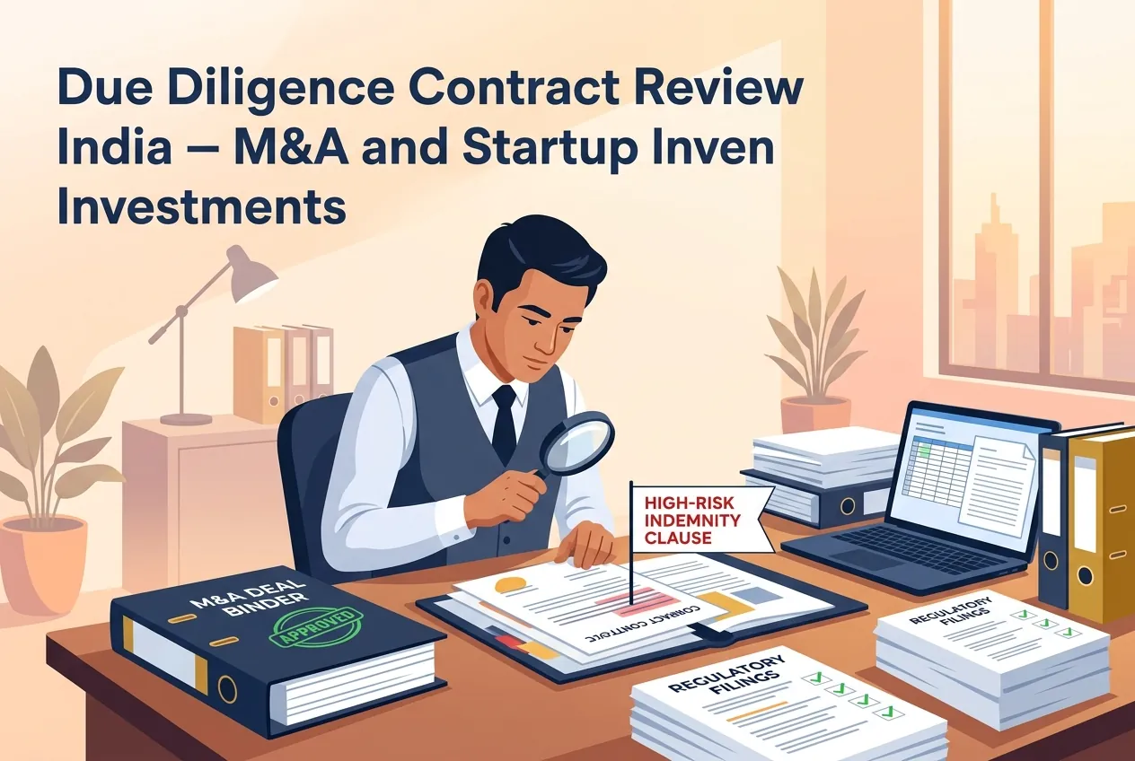 Due Diligence Contract Review India: M&A, Investments & Partnerships