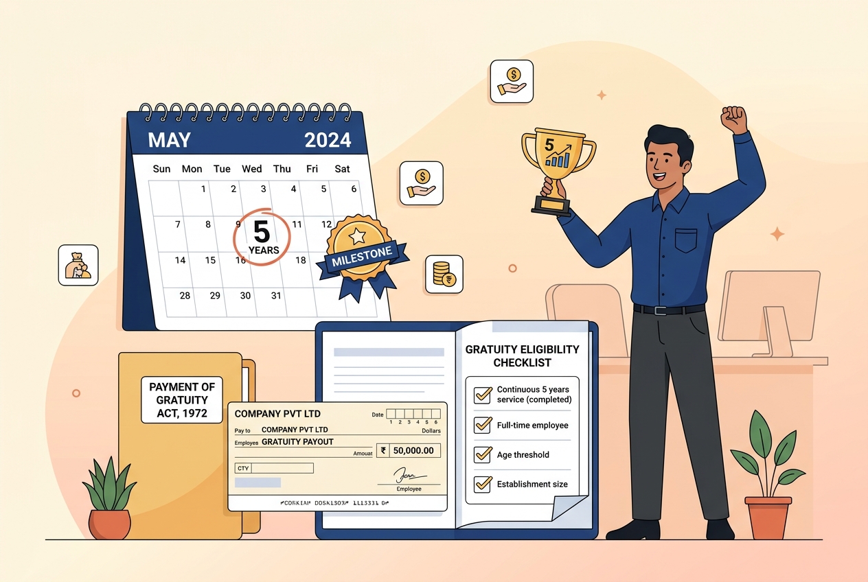 Gratuity Eligibility Rules India