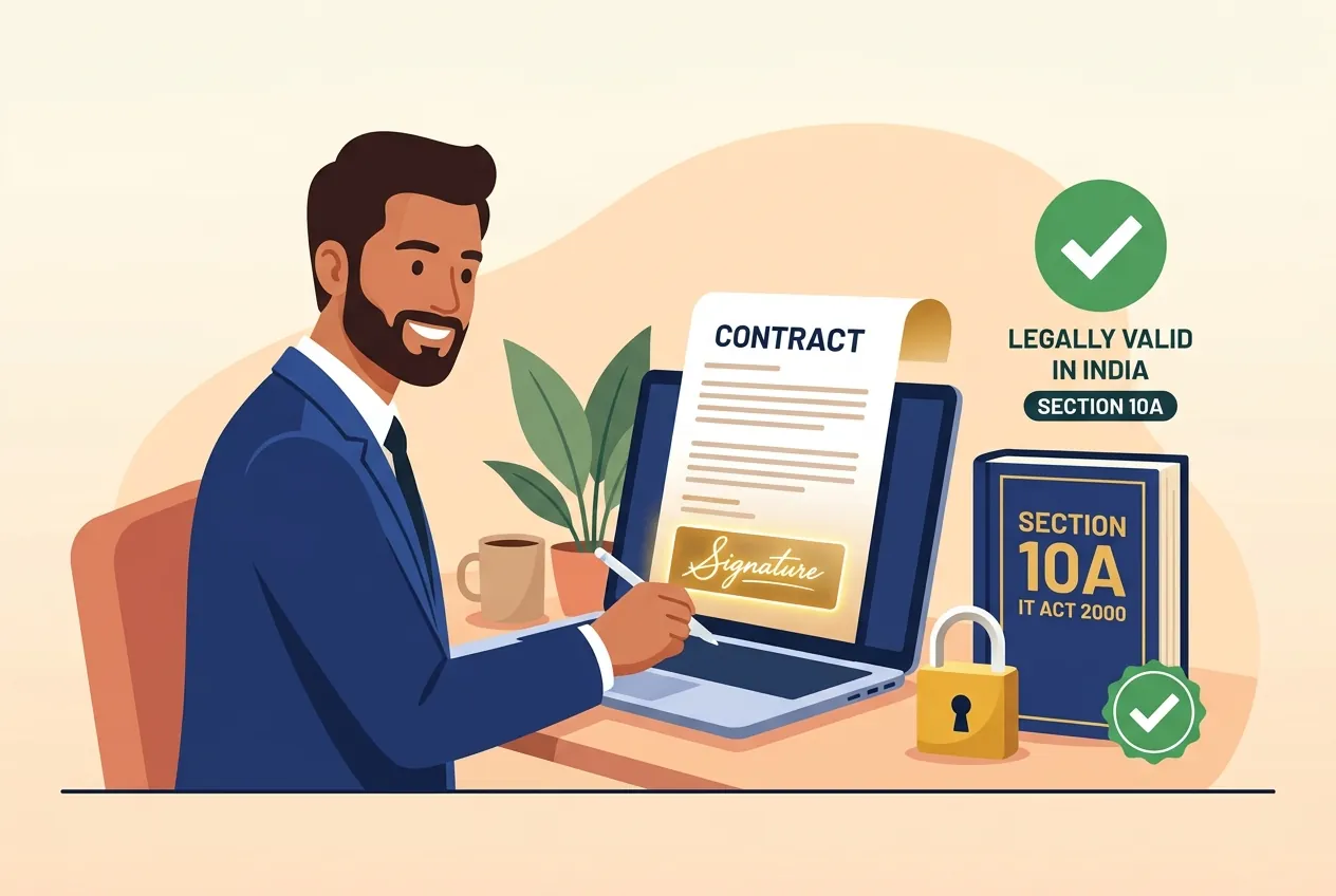 Section 10A of IT Act 2000: Validity of Electronic Contracts in India