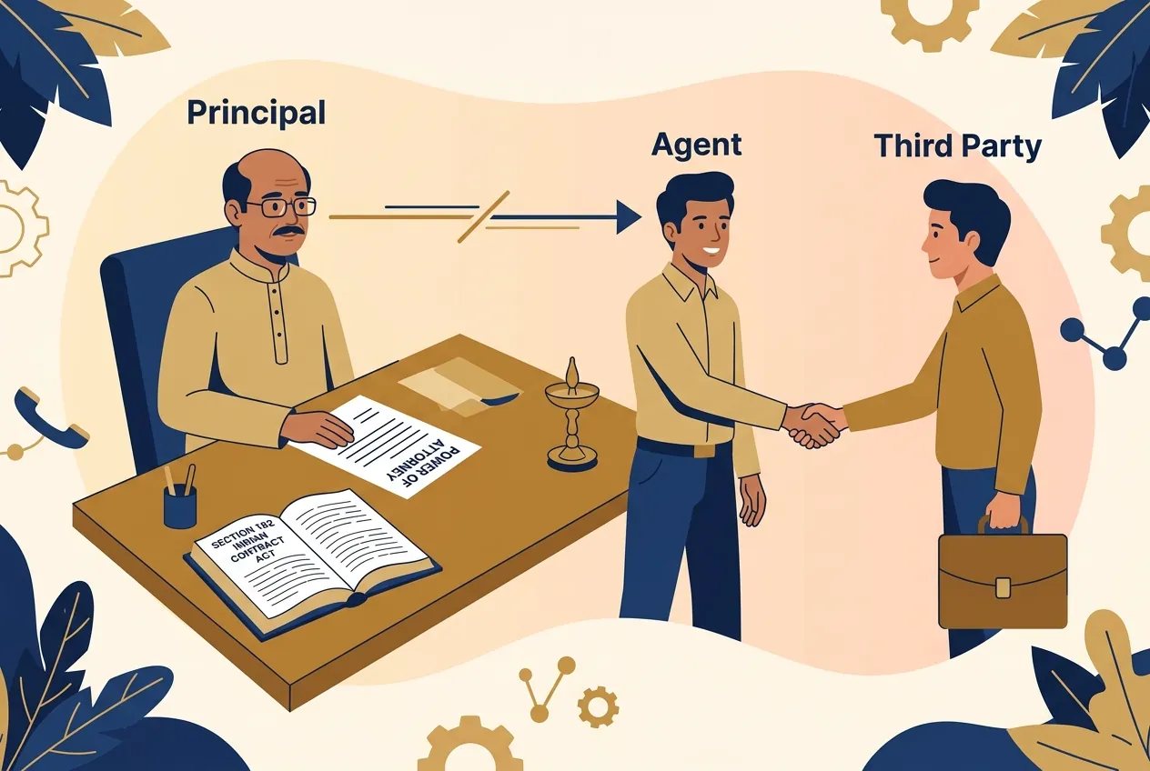 Agent Definition: Indian Contract Act 1872 (Section 182 to 238)